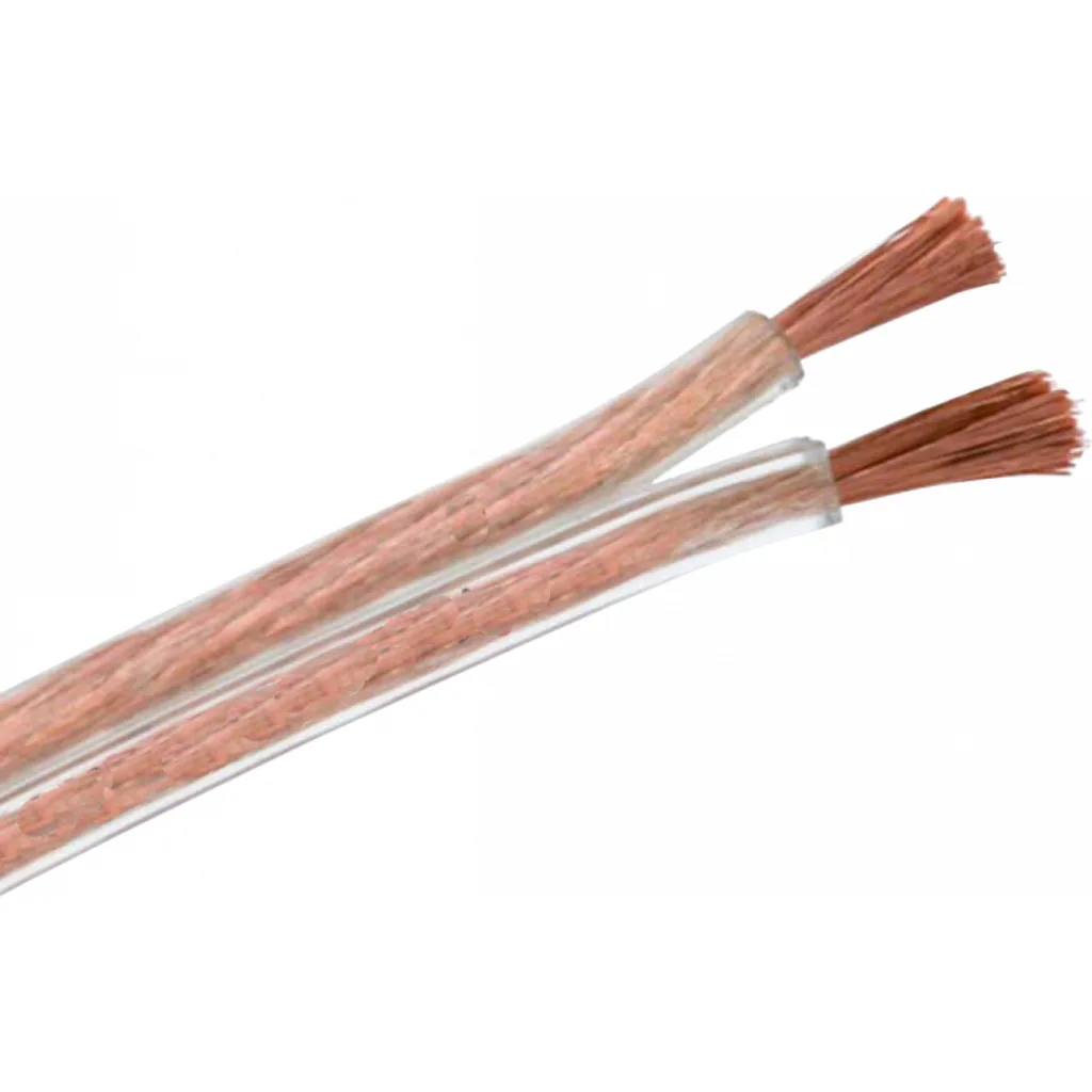 2x24AWG Cobre 2x0,2mm2 100mt Transparent Cable Paralelo Multif 11x0,15