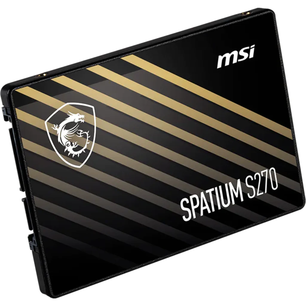 Imagen 9 de Unidad SSD MSI Spatium S270 480GB 2.5" 7mm SATA 3D NAND Lectura Hasta 500Mbps