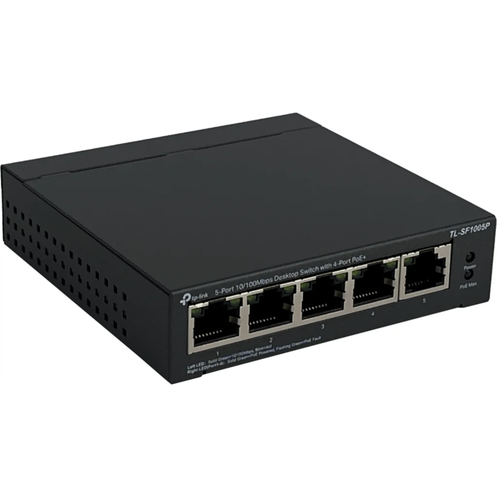 Imagen 5 de Switch TP-Link TL-SF1005P, 5 Puertos RJ45, 10/100 Mbps, Protección de sobrecarga