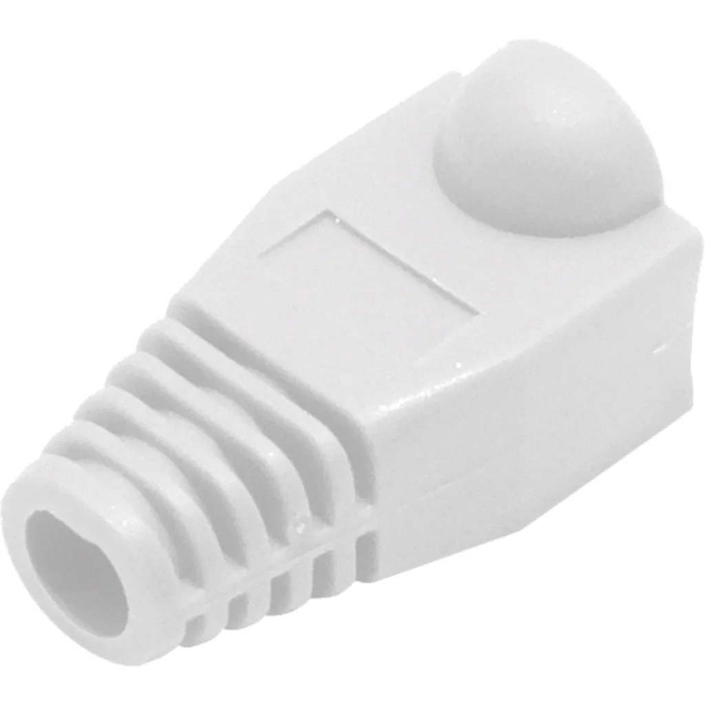 Imagen 2 de Bolsa de 100 Unidades Capuchon para RJ-45 p/Cable CAT5e Linkmade Color Blanco