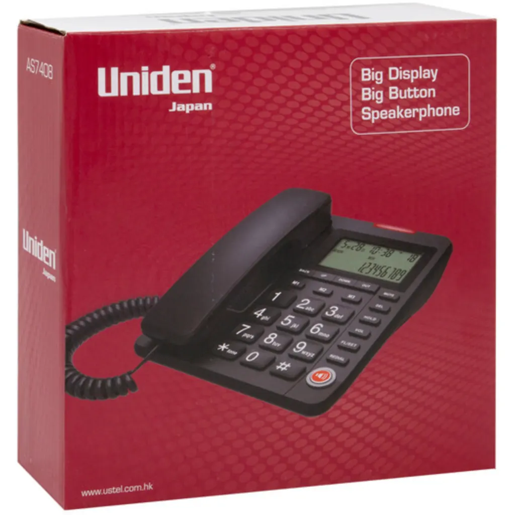 Imagen 1 de TELEFONO SOBREMESA  MLIBRES C/ID UNIDEN 7408