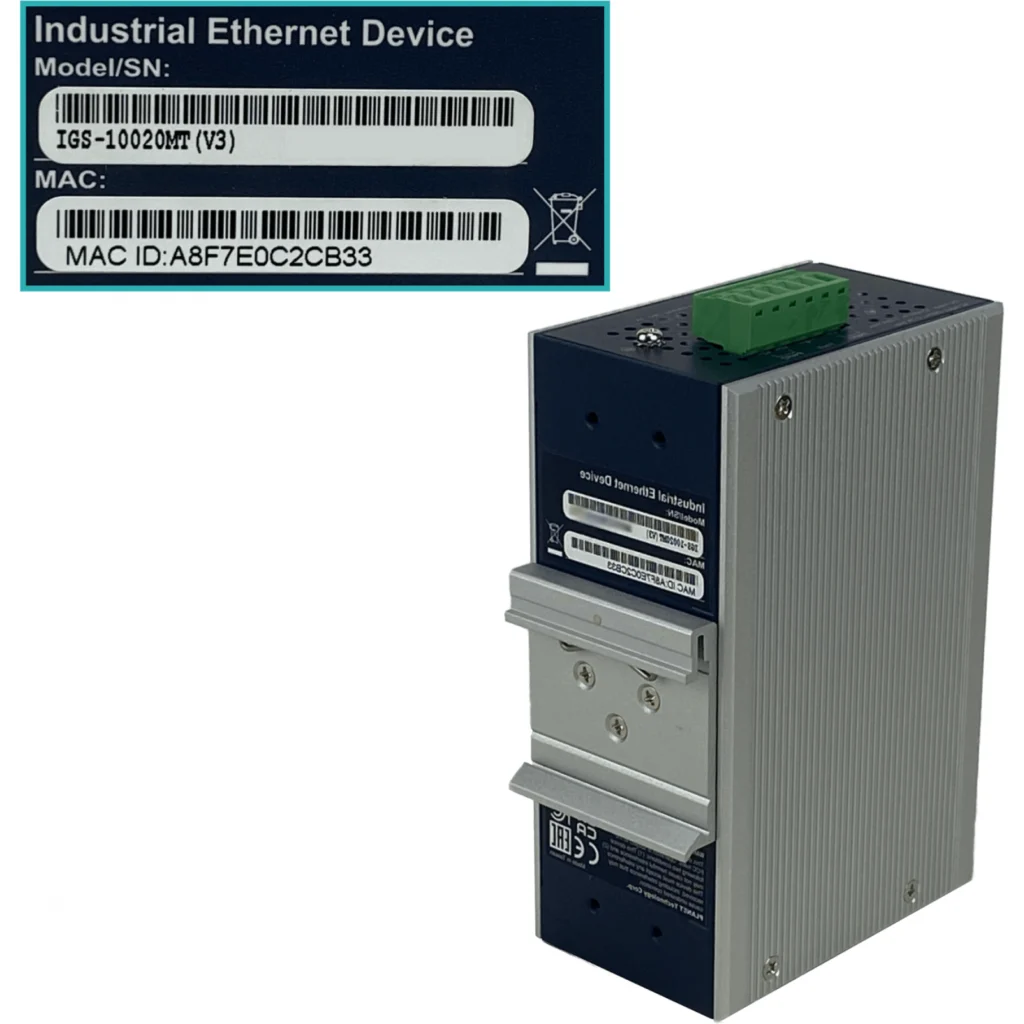 Imagen 4 de Switch Industrial Planet 8-1000 2-SFP ADMIN RIEL-DIN 12-48VDC
