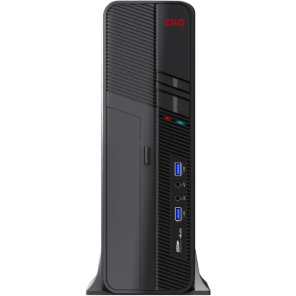 Gabinete Slim Clio CL-S605 Full  mATX ITX 2*USB 3.0 con Fuente de Poder 500W