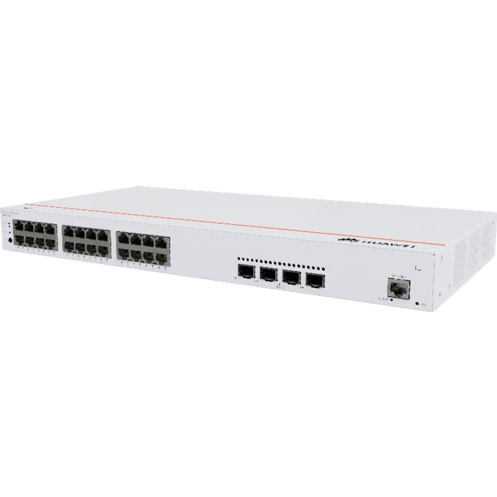 Imagen 3 de S220-24P4X. Switch Huawei eKit 24 puertos PoE 10/100/1000Base-T 4 Puertos 10GE SFP+ 400W de potencia capacidad de conmutación de 128 Gbit/s capacidad de reenvió de paquetes de 95 Mpps