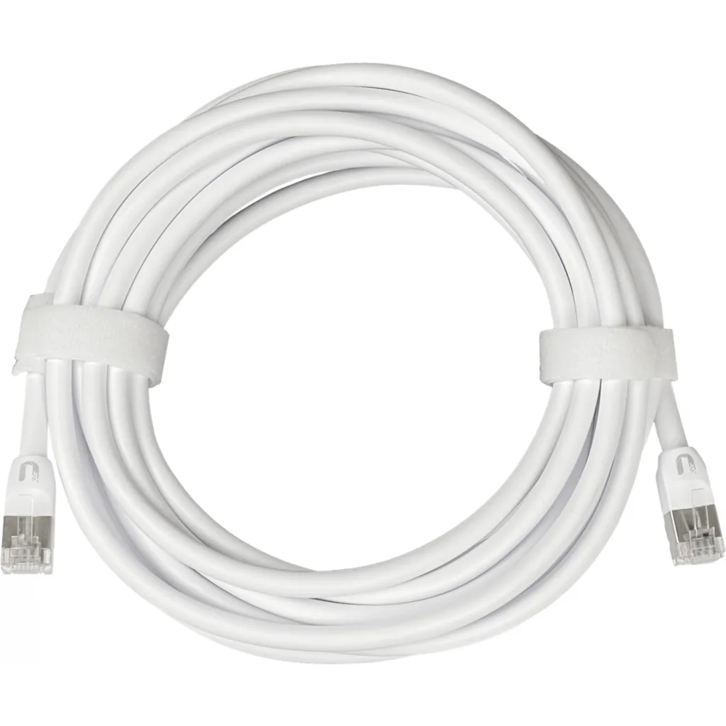 Imagen 3 de Cable de Red Ubiquiti Cat5e F/UTP UACC Outdoor 5mts BLANCO
