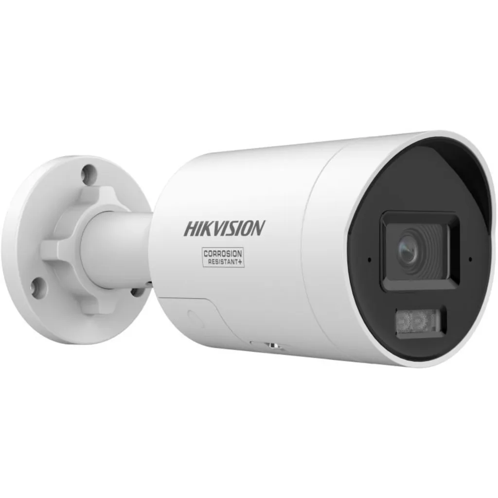 Imagen 2 de Camara Bullet 4MP DualLight ColorVu3.0 Hikvision WDR MIC IP67 40mt Nema4x