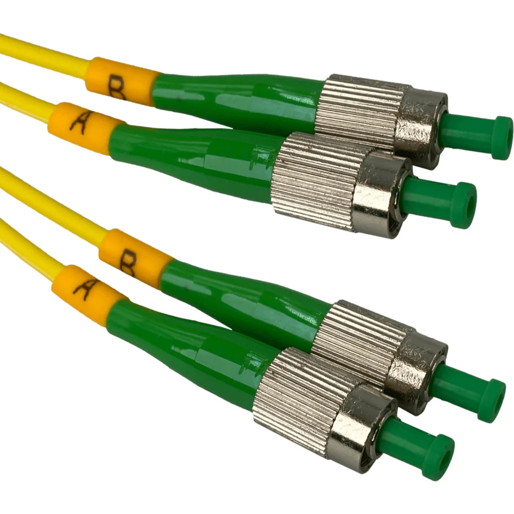 2mt FC/APC-FC/APC MonoModo SM Duplex Jumper Cable Fibra 9/125um 3mm
