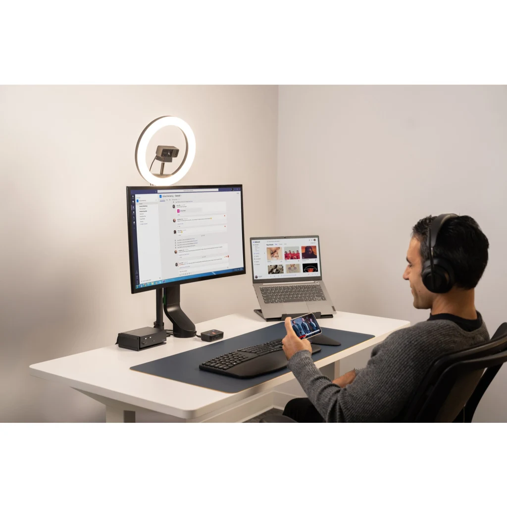 Imagen 23 de Base para Notebook Kesington EASY RISER K50422WW Smart Fit hasta 17" Color Negro
