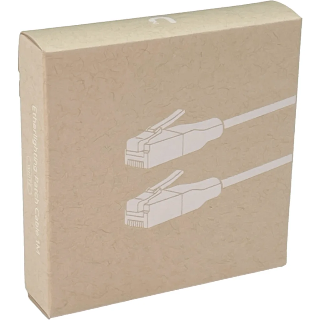UBIQUITI 1mt Cable Etherlighting Blanco Cat6 UACC-Cable-Patch-EL