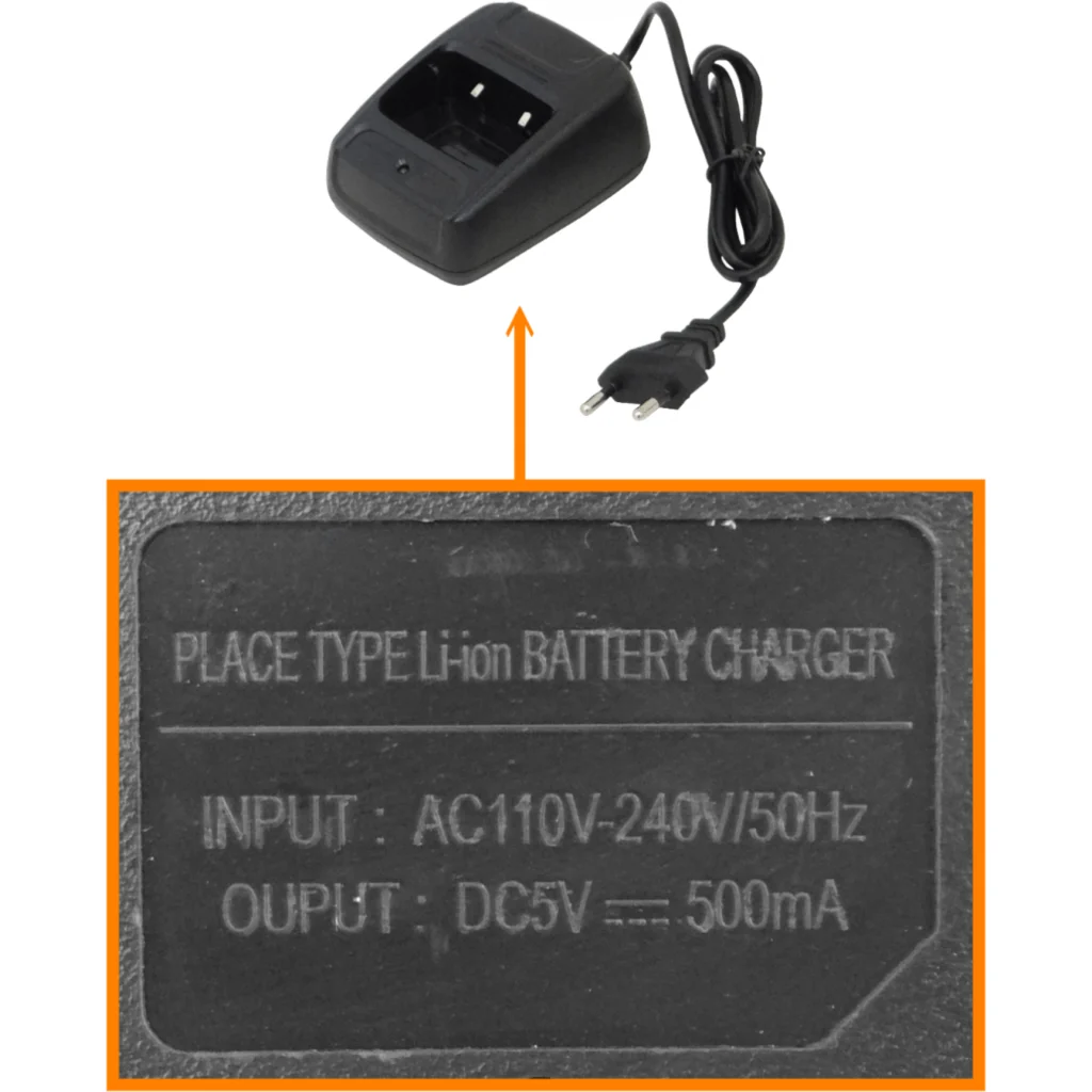 Imagen 3 de Radio 1un 6km 400-470MHz 16-Canales incl. cargador y bat 3,7V 1500mAh