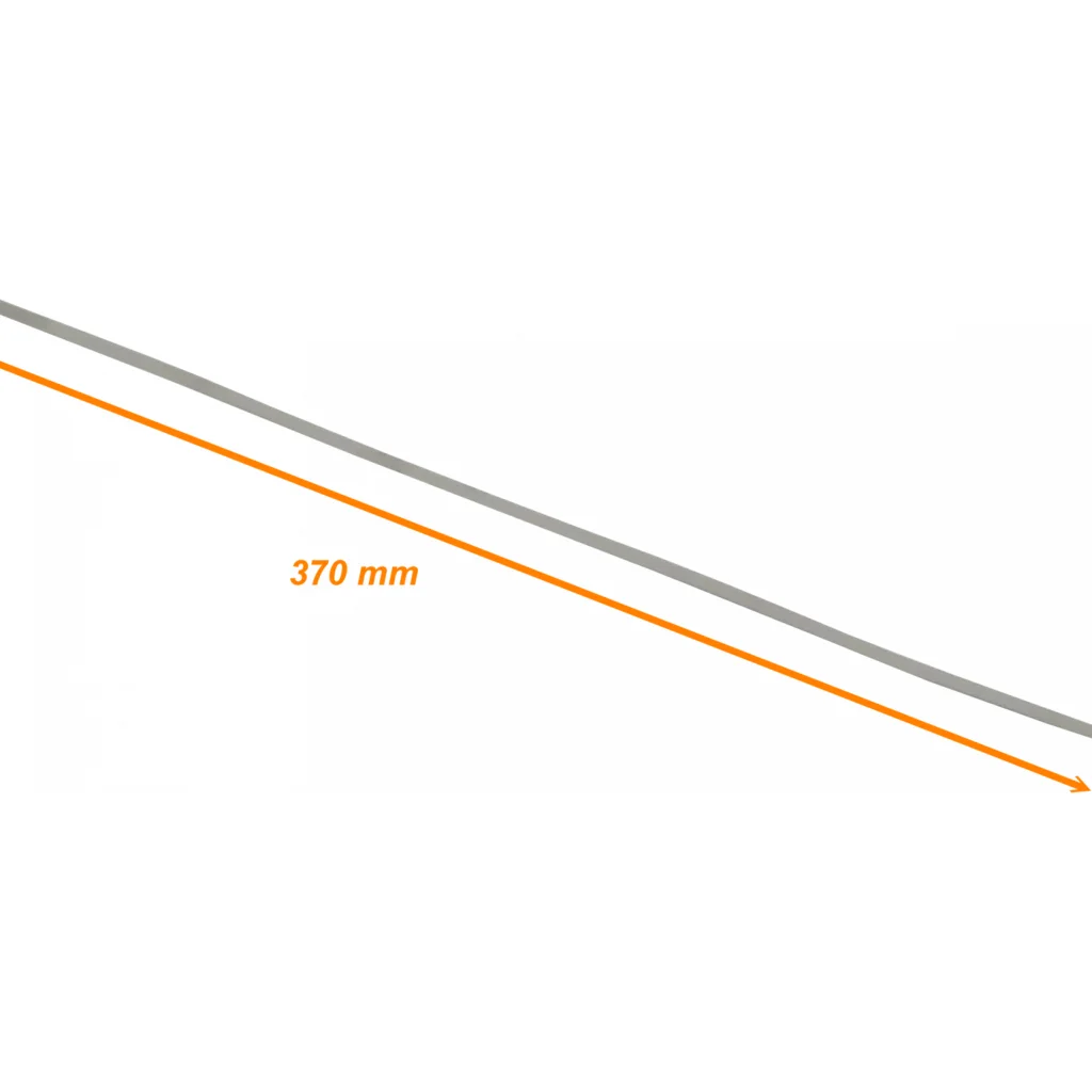 Amarra 370x4,5mm Acero Inoxidable 0,3mm 100-unidades Metalica