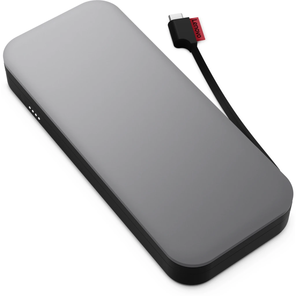 Imagen 4 de Power Bank Lenovo Go 20.000mAh 2* USB-C , 1 USB-A Carga simultánea p/ 3 equipos (Nuevo, Caja Abierta)