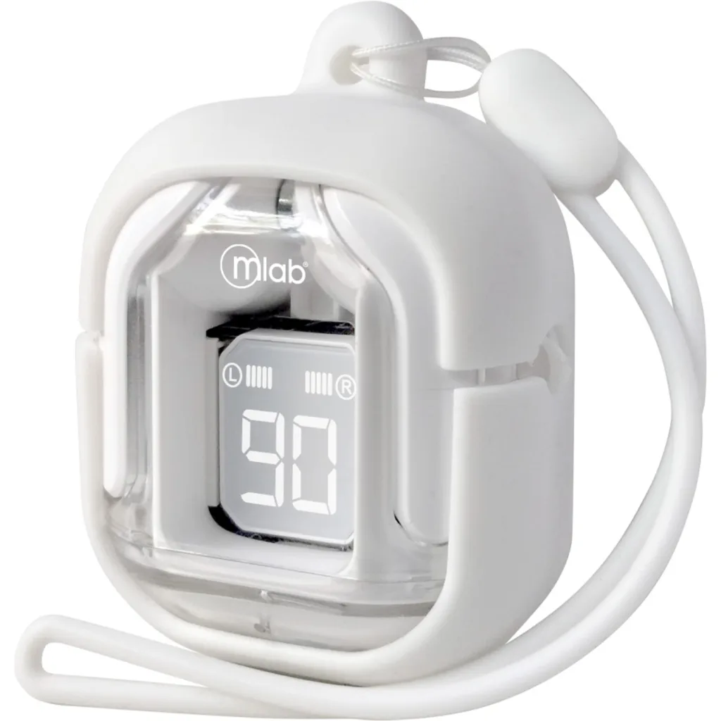 Imagen 1 de MLAB AUDIFONO TWS GLASS CRYSTAL + SILICON CASE WHITE