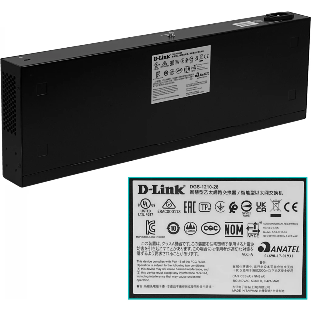 Imagen 3 de Switch D-Link DGS-1210-28 24 puertos 10/100/1000 y 4 SFP Ports