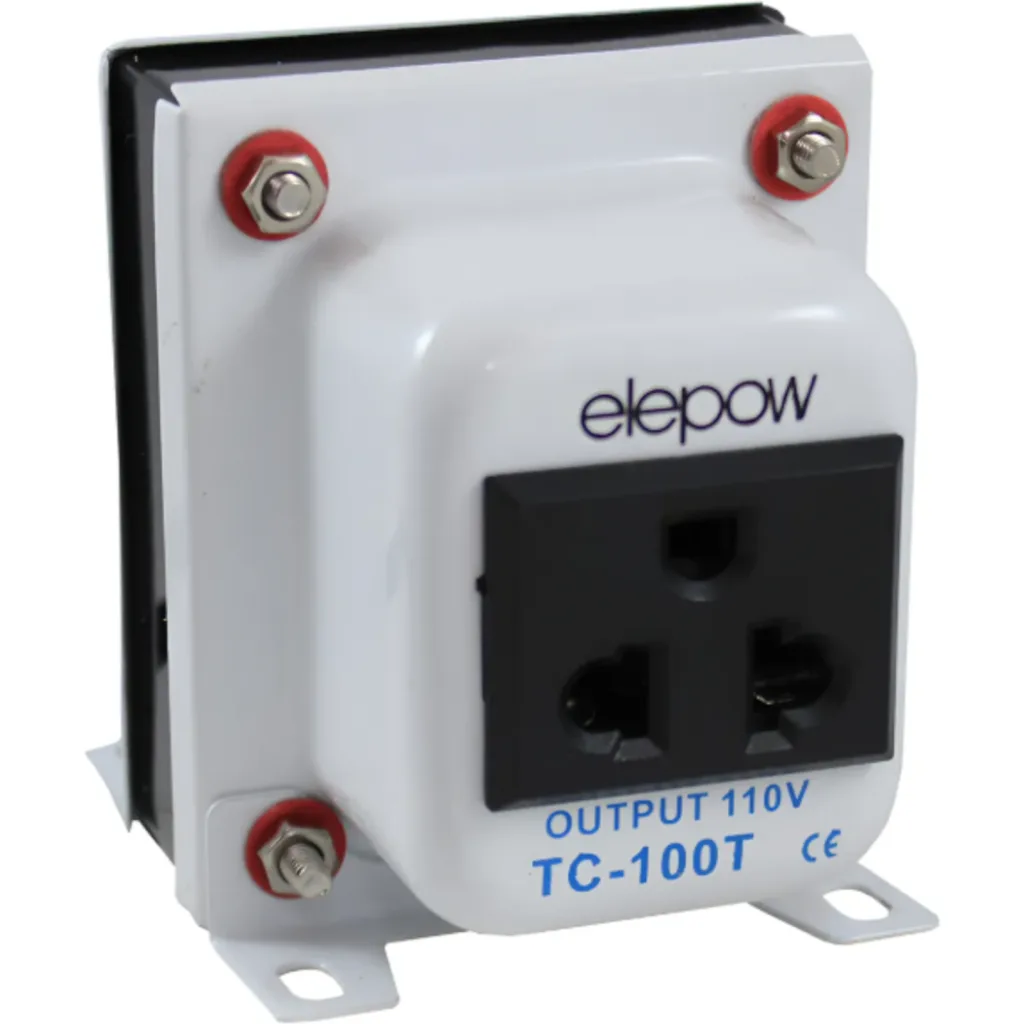 AUTOTRANSFORMADOR 100 WATTS CON TIERRA TC-100T