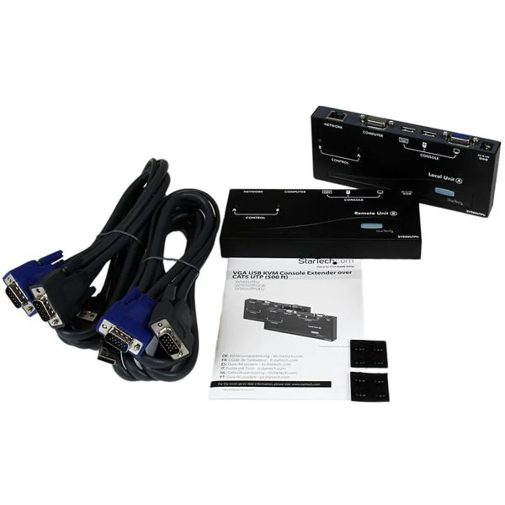 Imagen 6 de Extensor de Consola KVM por Cat 5 Ethernet (150m) con USB y Video VGA