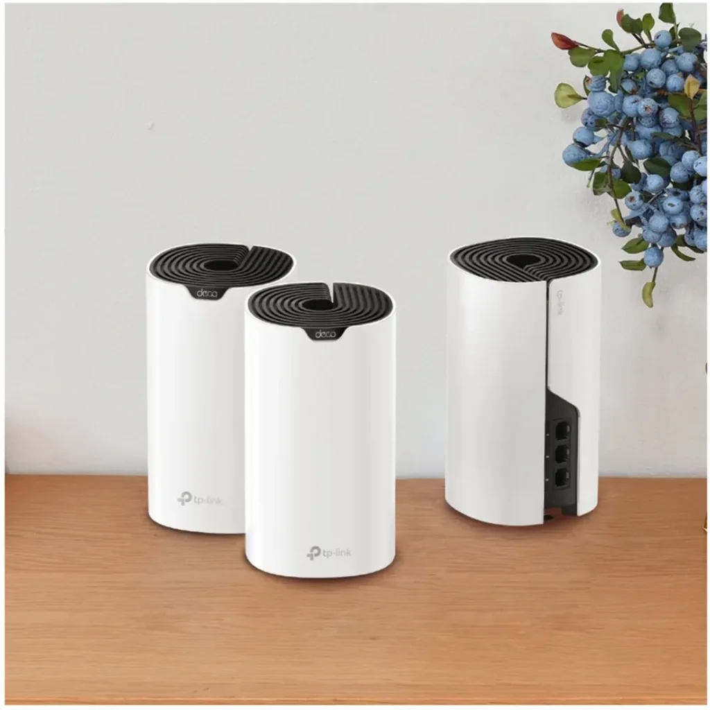 Imagen 7 de Deco S7(3-pack). Pack 3 Router WiFi Home Mesh AC1900 doble banda (1300Mbps en 5GHz y 600Mbps en 2.4GHz) MU-MIMO 3X3 3 puertos 1Gb