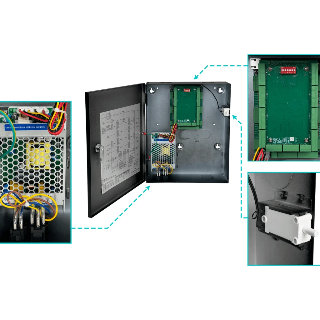 Imagen 3 de DAHUA Control de Acceso p/4 Puertas 1-100 IK04 RS-485 inc-Gabinete