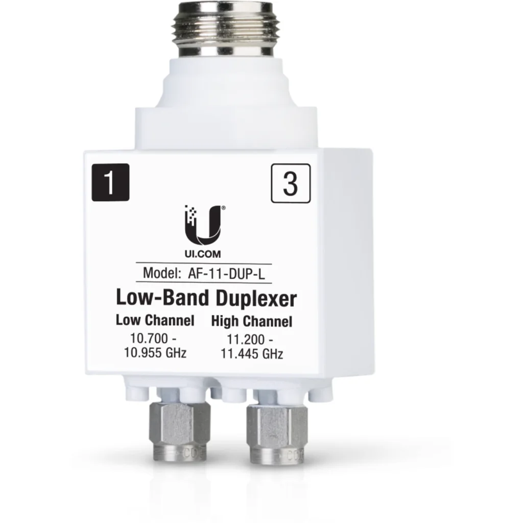 Imagen 2 de UBIQUITI 10,7-11,0/11,2-11,5GHz 2-SMA-M 1-N-H Multiplexor para AF-11