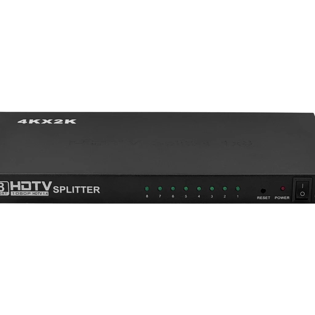 Imagen 1 de Splitter 1x8 HDMI v1.3 1080p 1-in 8-out incluye fuente 5V-2A