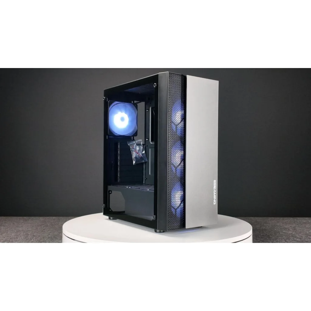 Imagen 4 de GABINETE GAMER F05T-BK 4 FAN ARGB/ 1 FAN REAR/ 3 FRONT/ ATX/ M-ATX/ IATC/ USB 3.0/USB 2.0/AUDIO SIN FUENTE / ESGAMING