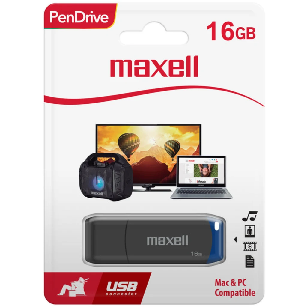 Imagen 3 de Pendrive Maxell USBPD-16GB BLUE