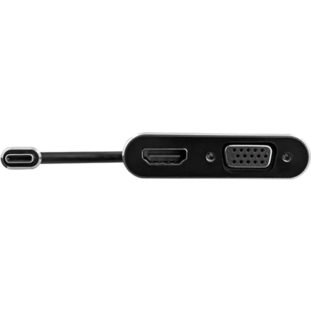 Imagen 4 de Adaptador USB-C Macho a VGA Hembra / HDMI Hembra 4K 30 Hz Material de Aluminio