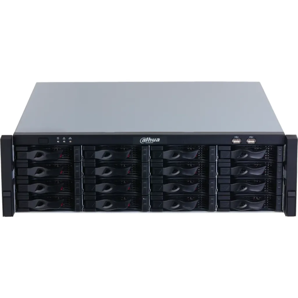 Imagen 1 de DHI-NVR616RH-128-XI. NVR Dahua 128 canales serie WizMind soporta 16 HDD Hot Swap, soporta RAID 0/1/5