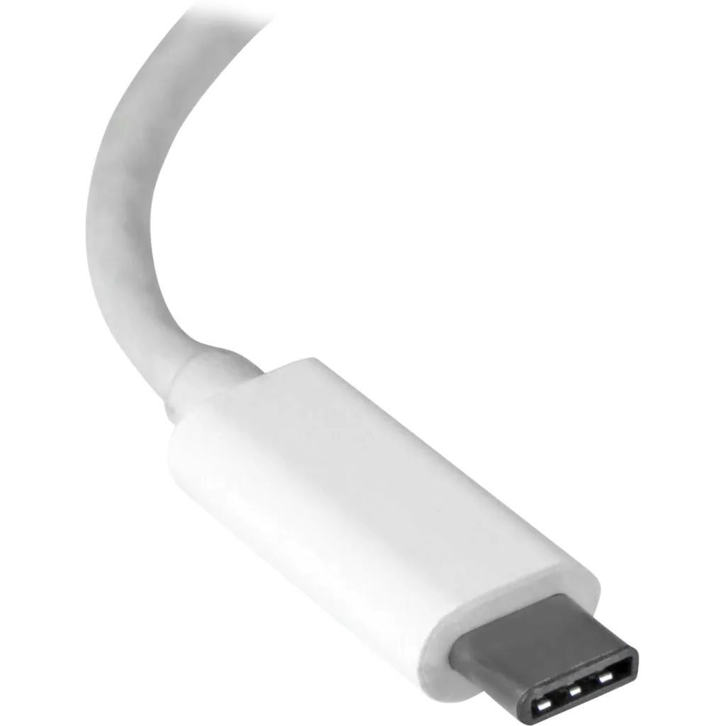 Imagen 2 de Adaptador de Red a USB-C Gigabit Ethernet RJ45 USB 3.1 G1 5Gbps Blanco StarTech