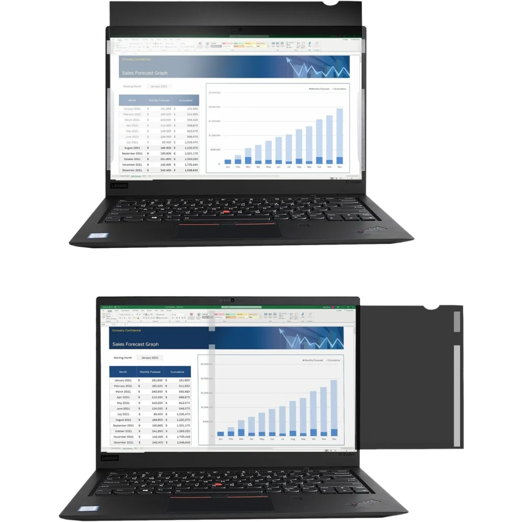 Imagen 3 de Filtro Privacidad para Notebook 14" 16:9 Reduce Luz Azul Mate/Brillante StarTech (Nuevo, Caja Abierta)