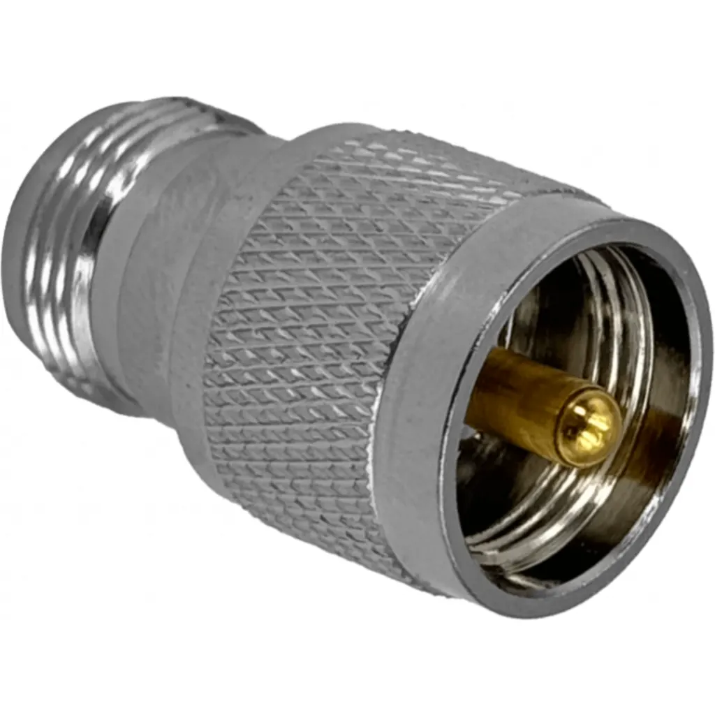 Imagen 2 de N-Hembra UHF-Macho/PL259-Macho Adaptador Copla Coaxial