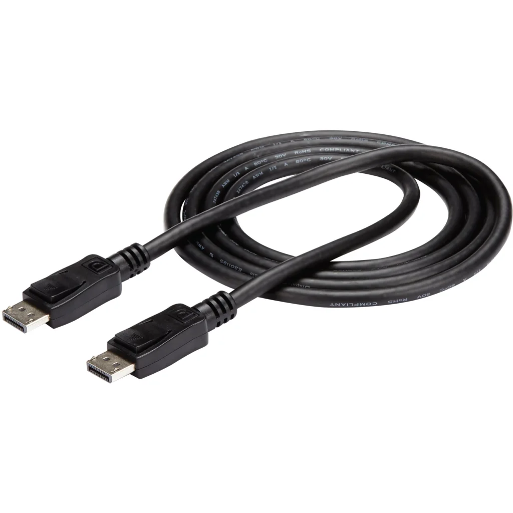 Imagen 5 de Cable DisplayPort Macho a Macho con Pestillo de 1.8 Metros 28AWG color Negro