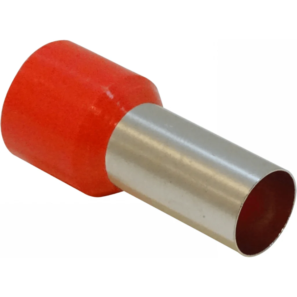 Imagen 2 de Rojo 50,0mm2 20/36,0mm 50-unid AWG1 Ferrules Terminal Aislado Crimp
