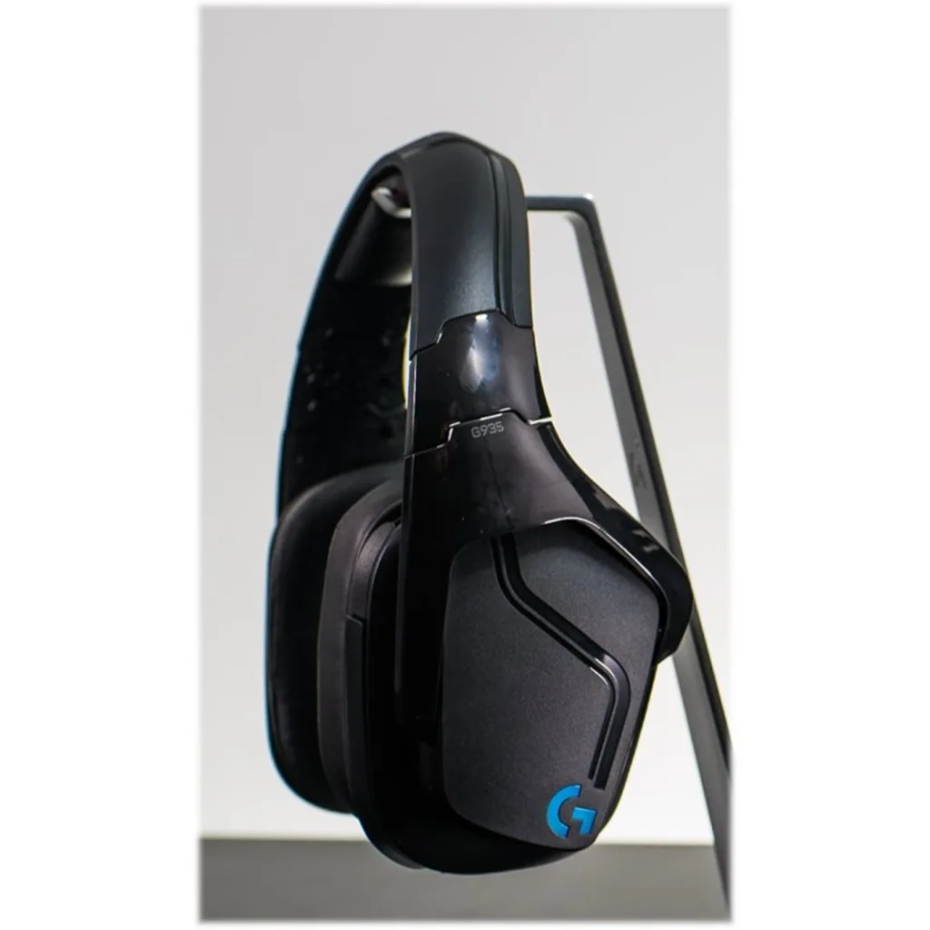 Imagen 10 de Audífonos Gamer Inalámbricos Logitech G935 RGB LightSync 7.1 DTS c/Mic Negro