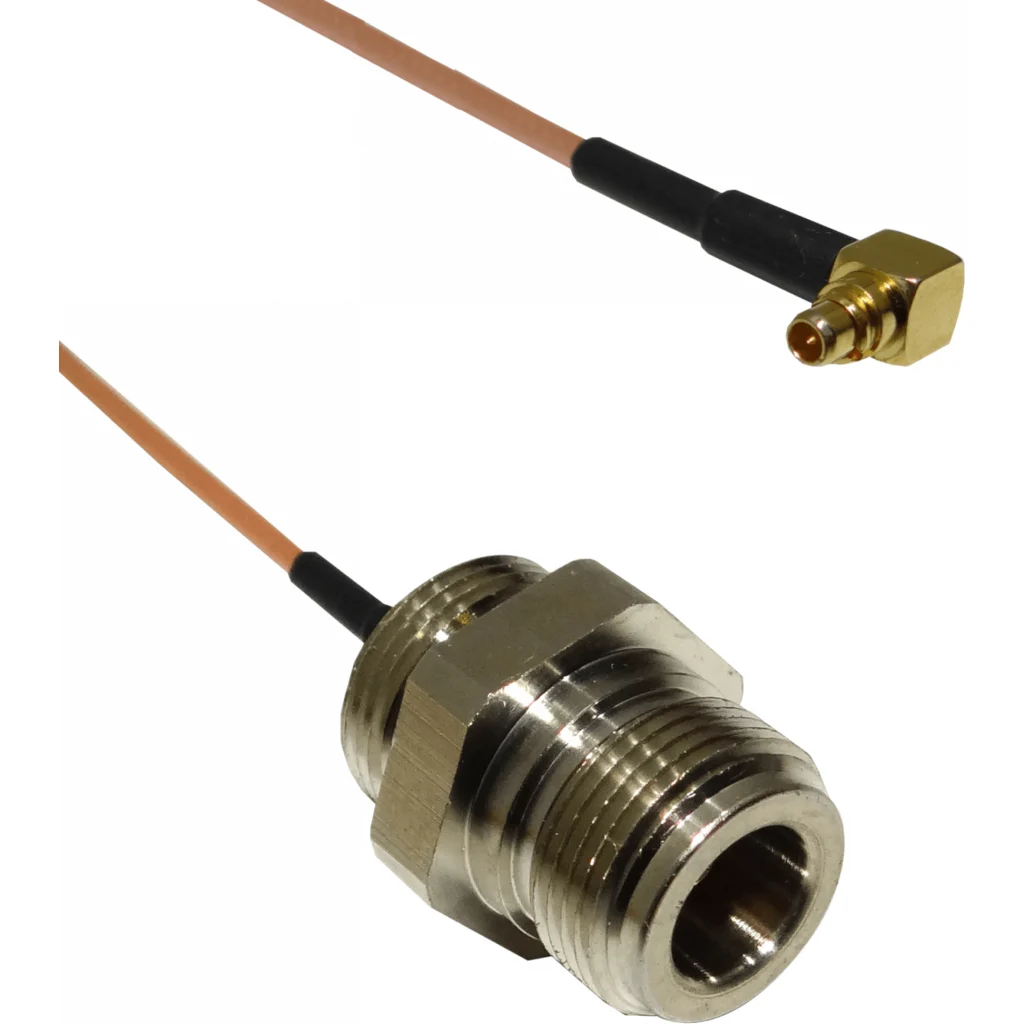 Cable 32cm. Pigtail MMCX-Macho N-Hembra no-sirve-CA411/433