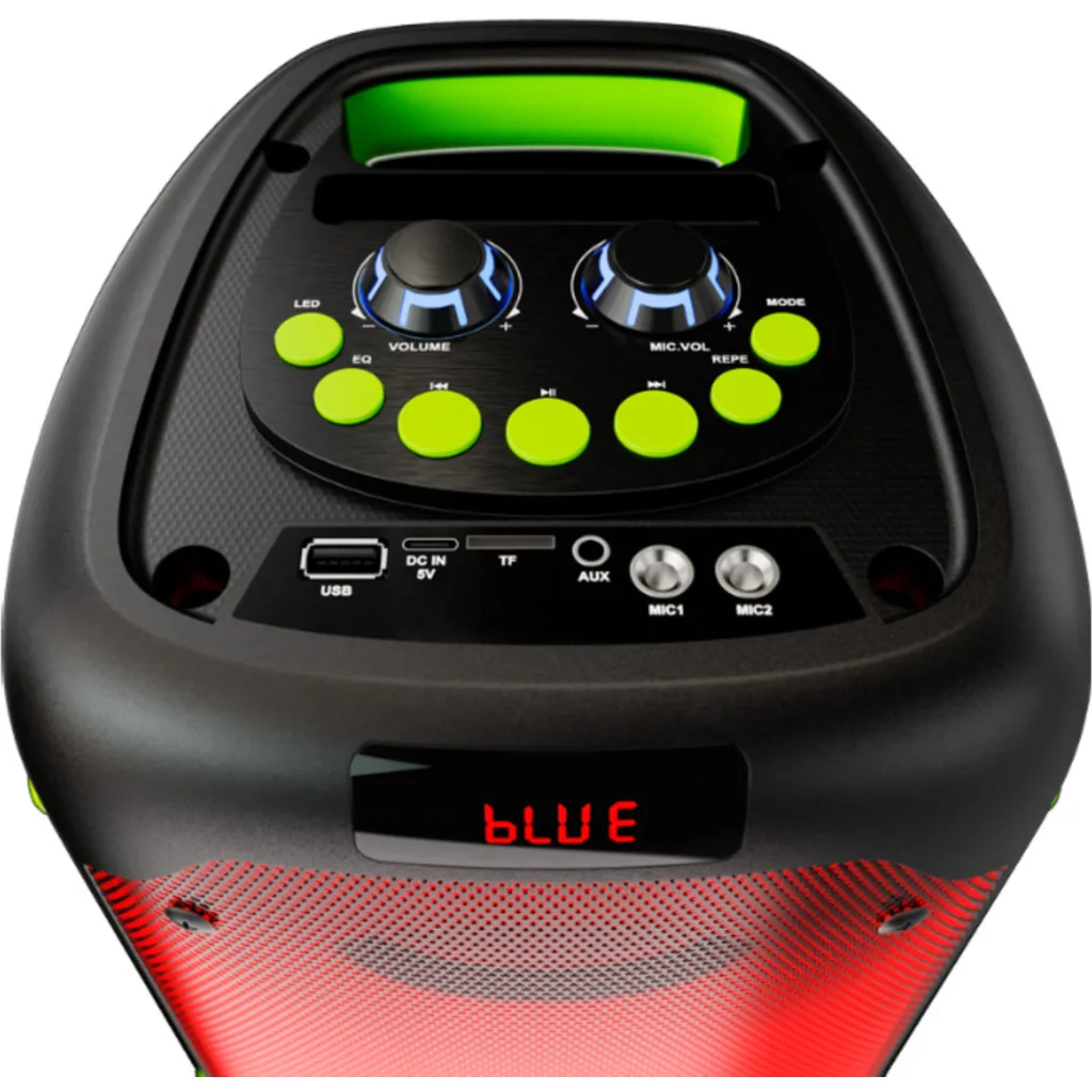 Imagen 2 de Parlante Portátil Inalámbrico Klip Xtreme KLS-100 TWS 2x4" Bluetooth USB mSD Neg
