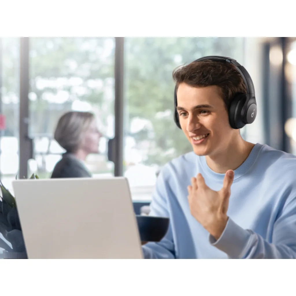 Imagen 3 de Audífono Inalámbricos OverEar Soundcore Noise Cancelling Life Q20i Negro
