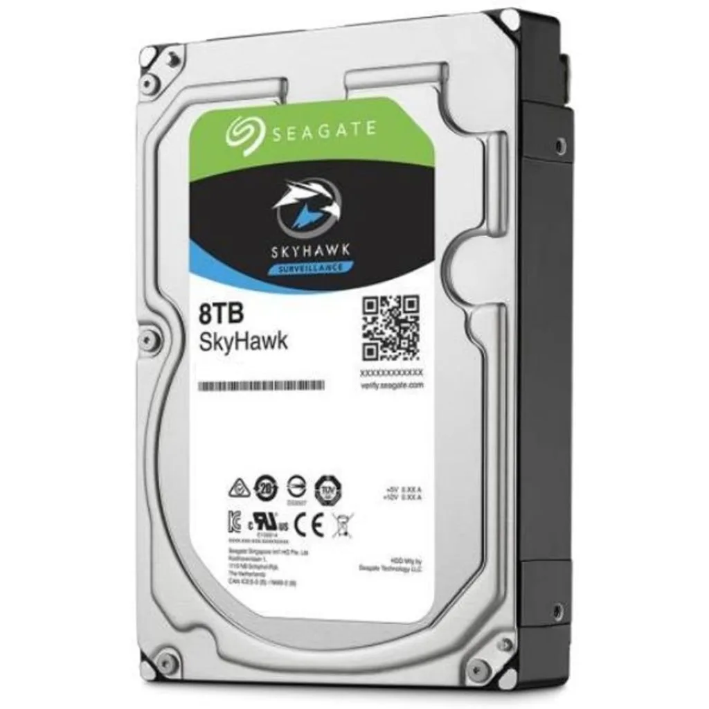 Disco Duro Seagate SkyHawk 8TB 3.5"" SATA III 6gb/s 256MB p/NVR DVR