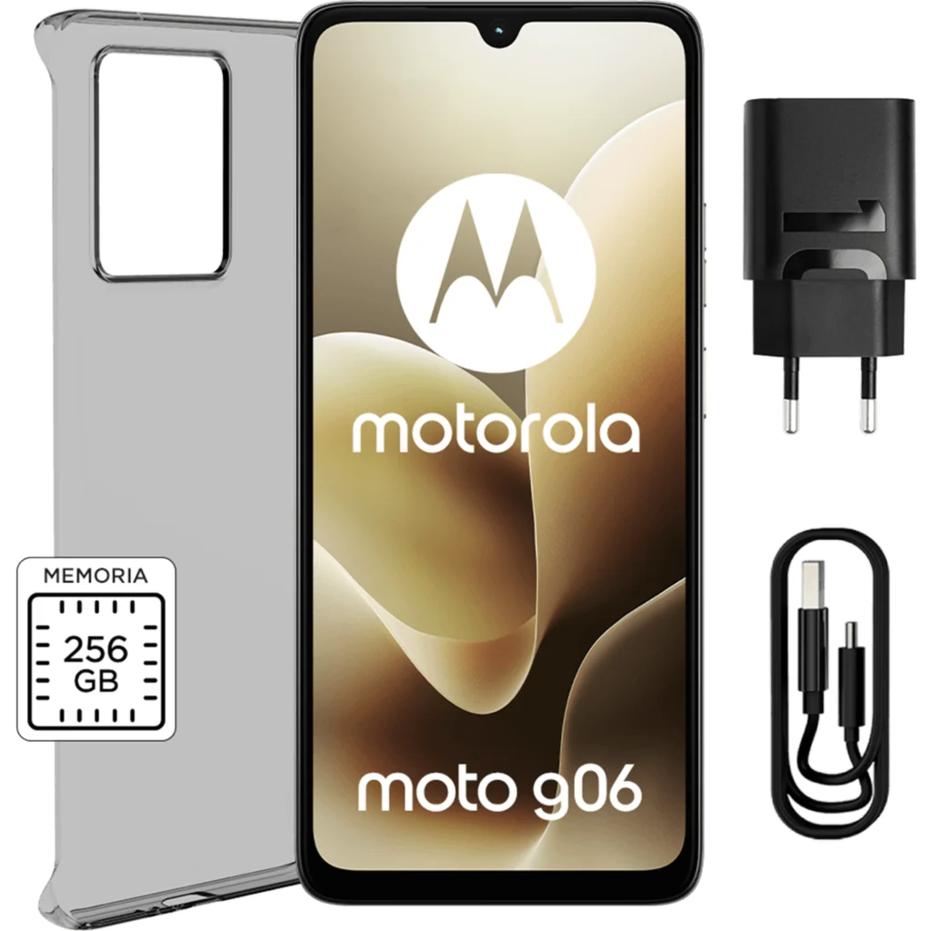 Smartphone Motorola Moto G06 8-Core 4GB/256GB 6.8" 4G WiFi Bt Android Café
