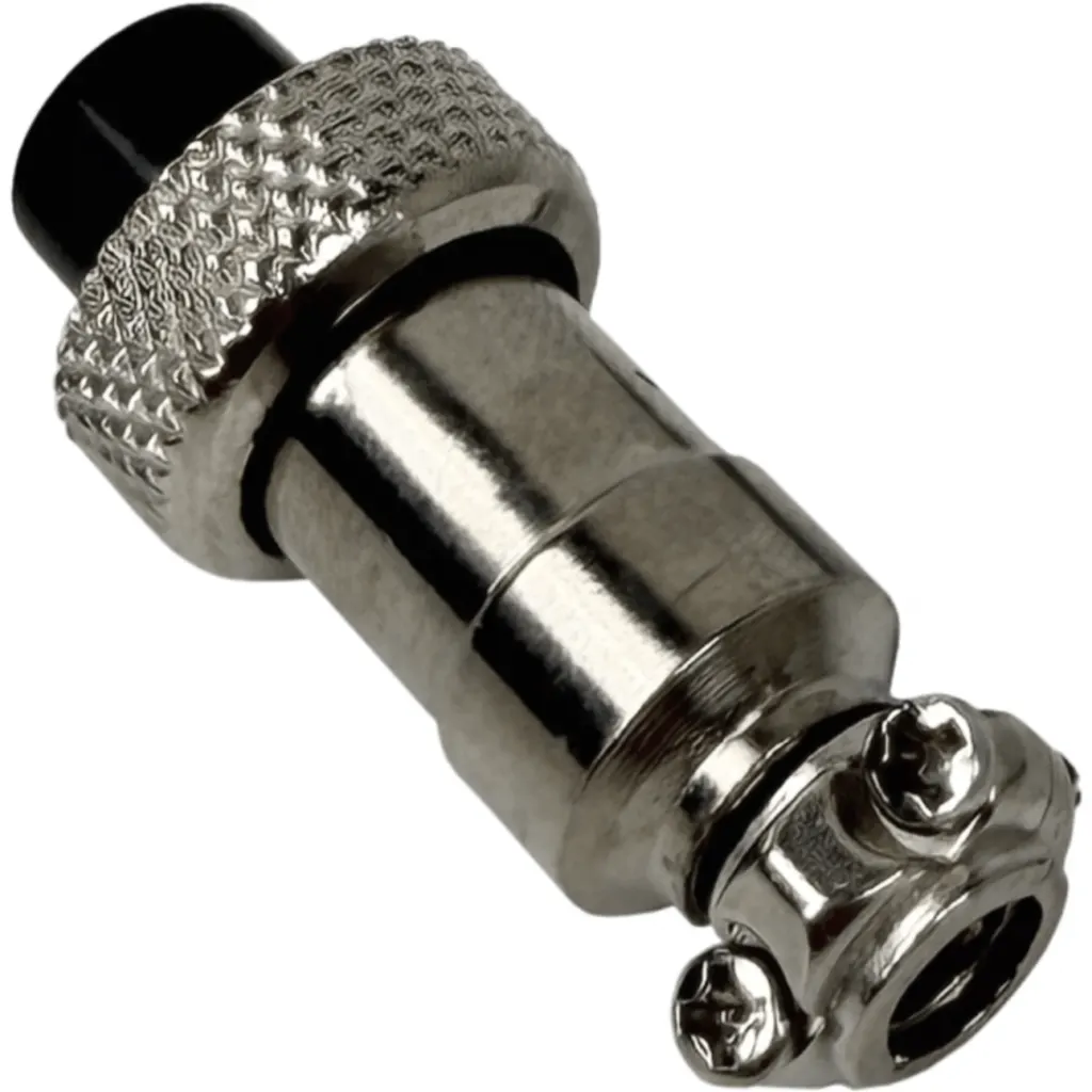 Imagen 3 de 6-pin Hembra Volante Conector GX12 Soldable Aviacion