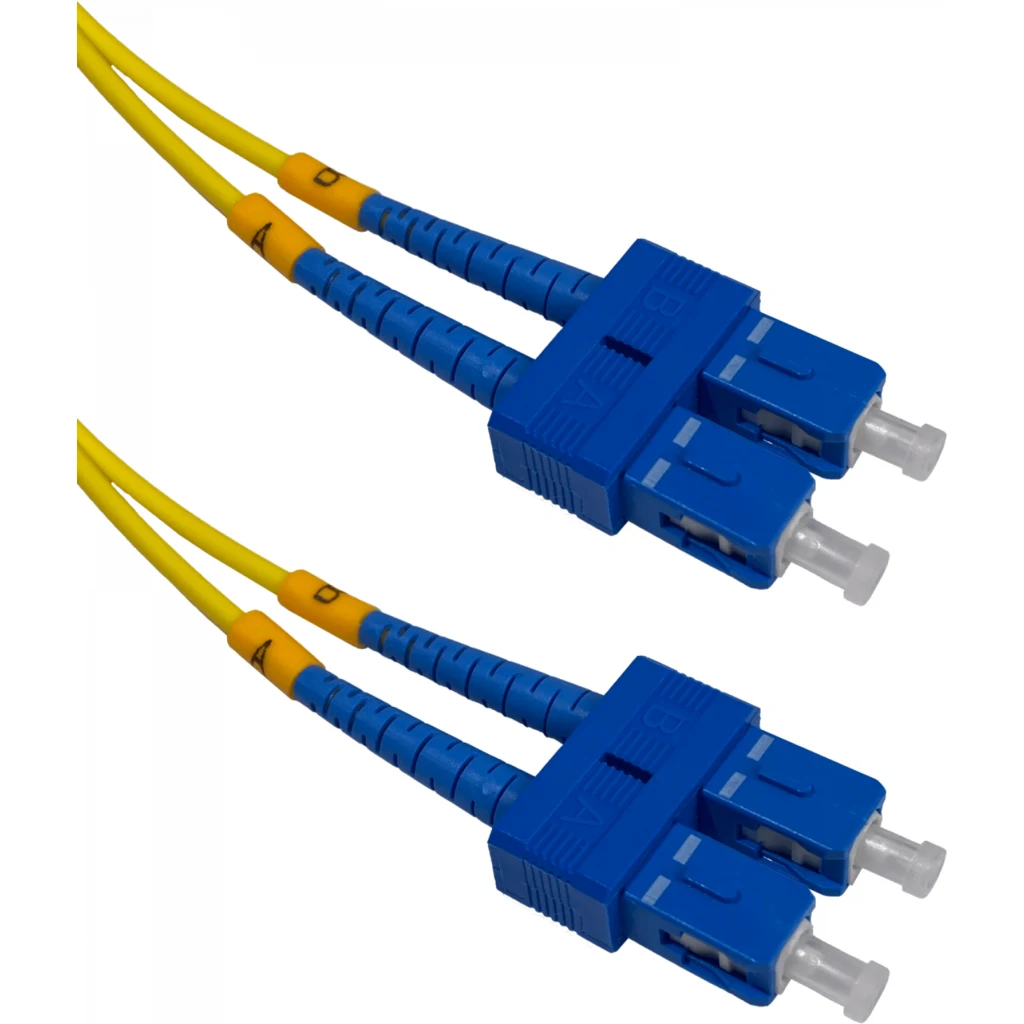 2mt SC-SC/UPC MonoModo SM Duplex Jumper Cable Fibra 9/125um 3mm