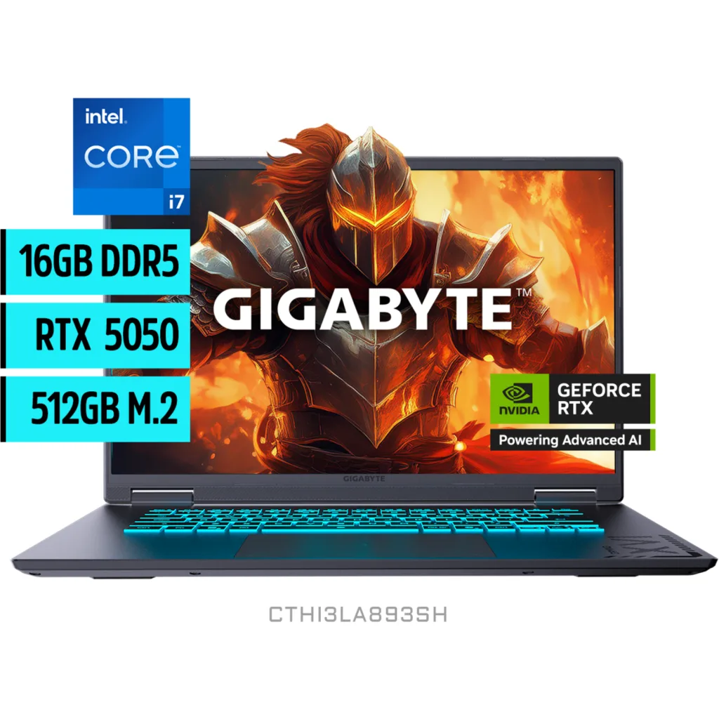 Notebook Gamer Gigabyte Intel I7-13620H Ram 16Gb Ssd512 Rtx