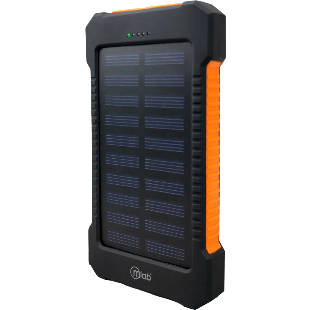 MLAB POWERBANK SOLAR 8.000mAh CARGADOR PORTATIL SUN CHARGER LIGHT 4 EN 1