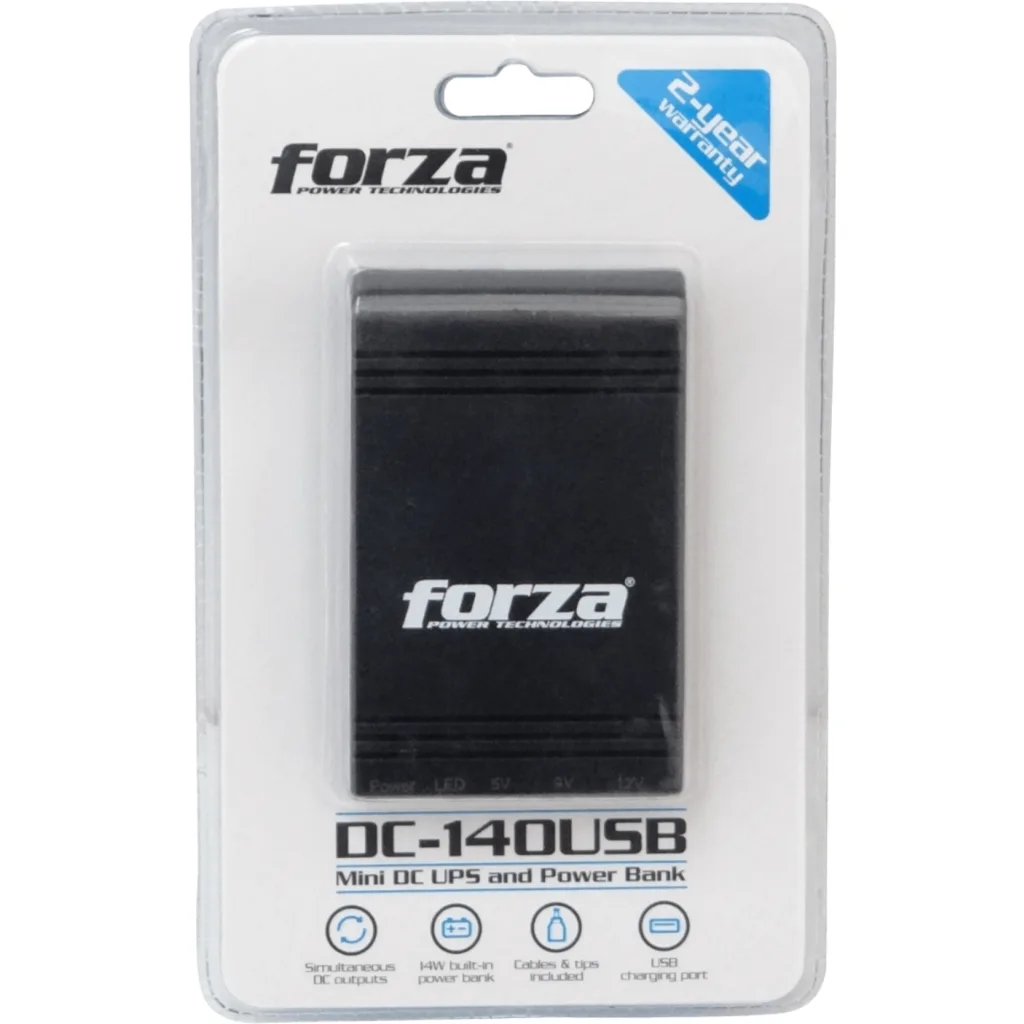 Imagen 5 de UPS Forza Mini-UPS Portatil DC 14watts USB 5-9-12V