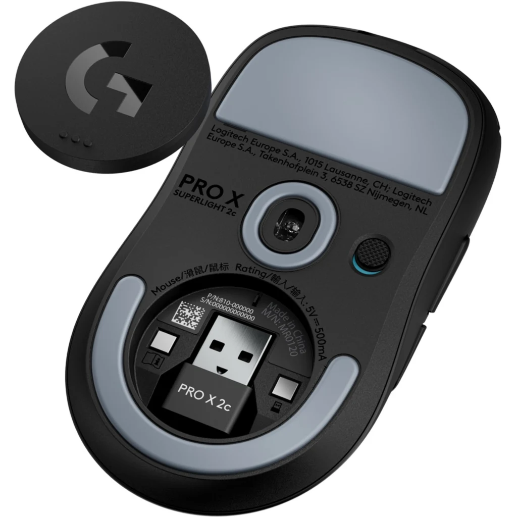 Imagen 2 de Mouse Gamer Inalámbrico Logitech Pro X SuperLigth 2C Sen Hero 2 LIGTHFORCE Negro