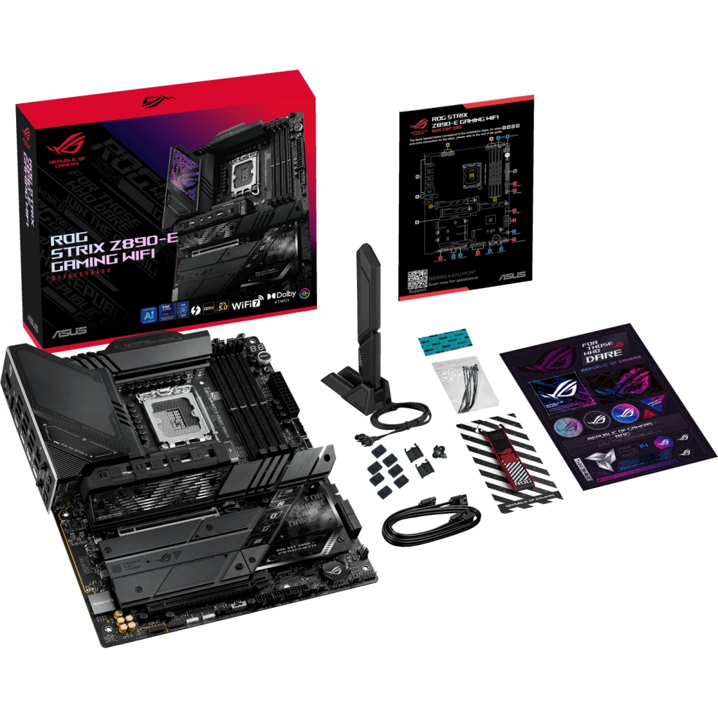 Imagen 12 de Tarjeta Madre Asus ROG Strix Z890-E Gaming WiFi LGA1851 4*DDR5 7*M.2 DP HDMI ThB