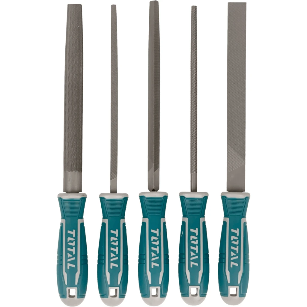 Imagen 3 de TOTAL Set limas 5-piezas Acero T12 8-pulgadas 203mm THT918516