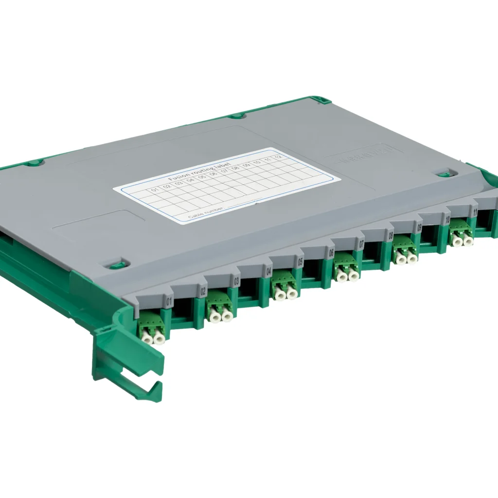 Imagen 1 de Bandeja 12-LC/APC para Cabecera tipo ODF incluye pigtails-SM y coplas