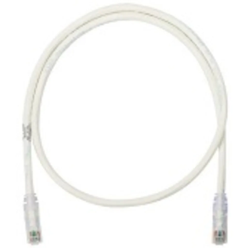 Cable de Red Panduit NetKey UTP Categoria 6 24 AWG Longitud 7 FT Blanco