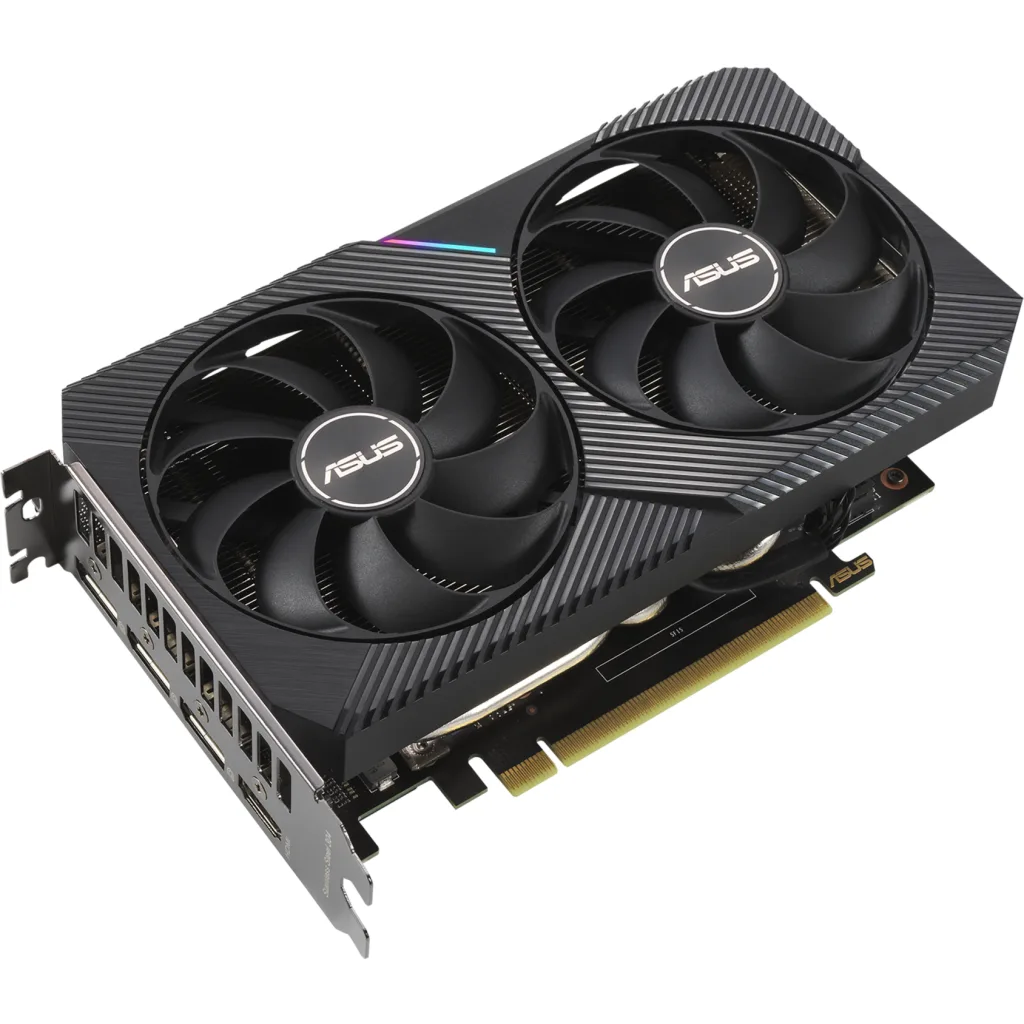 Imagen 1 de Tarjeta de Video Asus Dual GF-RTX3060-O12G-V2 12GB GDDR6 PCIe4.0 3*DP HDMI ATX